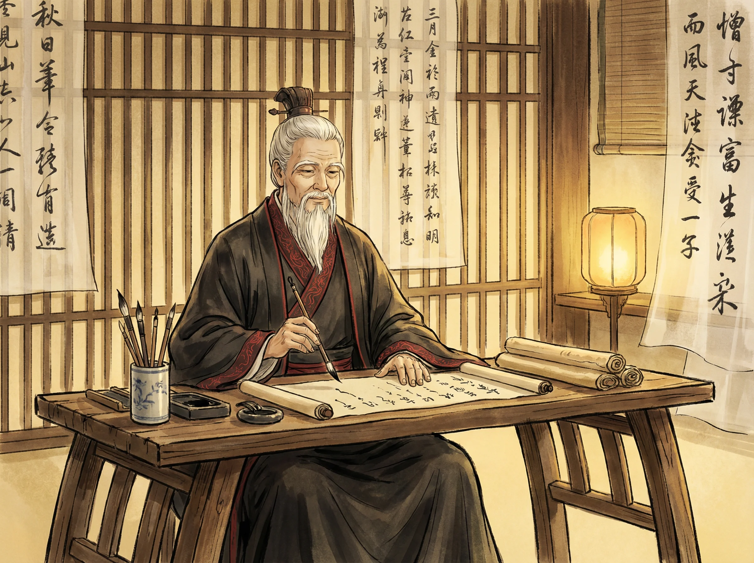 pg电子首席鉴赏师李清照号易安居士书法家形象